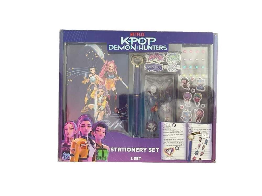 3 pack!! Netflix K-Pop Demon Hunters Stationery Set